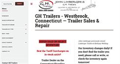 Desktop Screenshot of connecticutshorelinetrailers.com